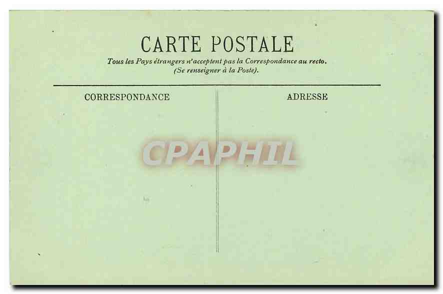 CPA Paris La Madeleine  — Verso