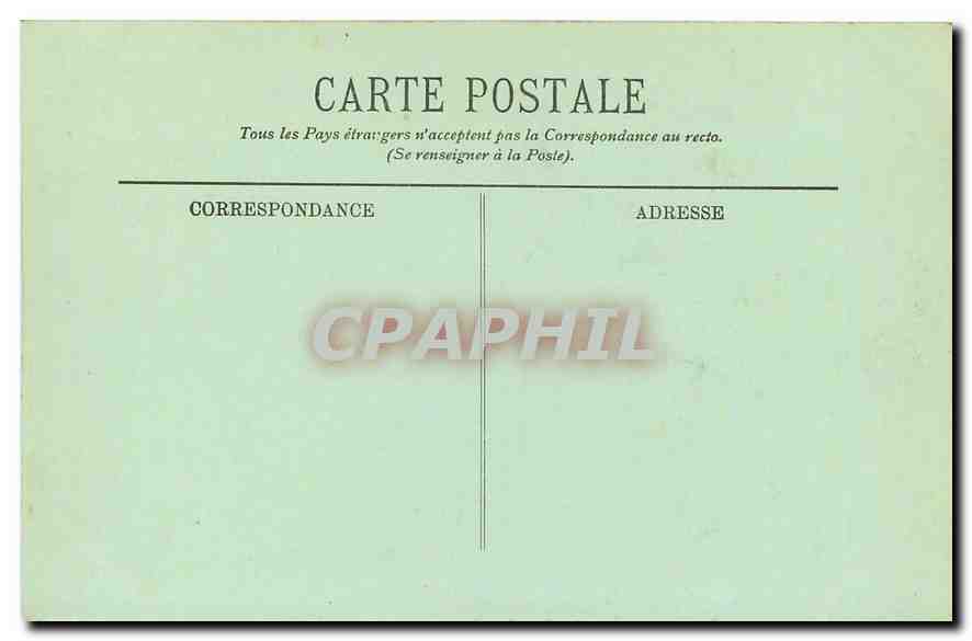 CPA Paris Le Palais du Luxembourg  — Rückseite