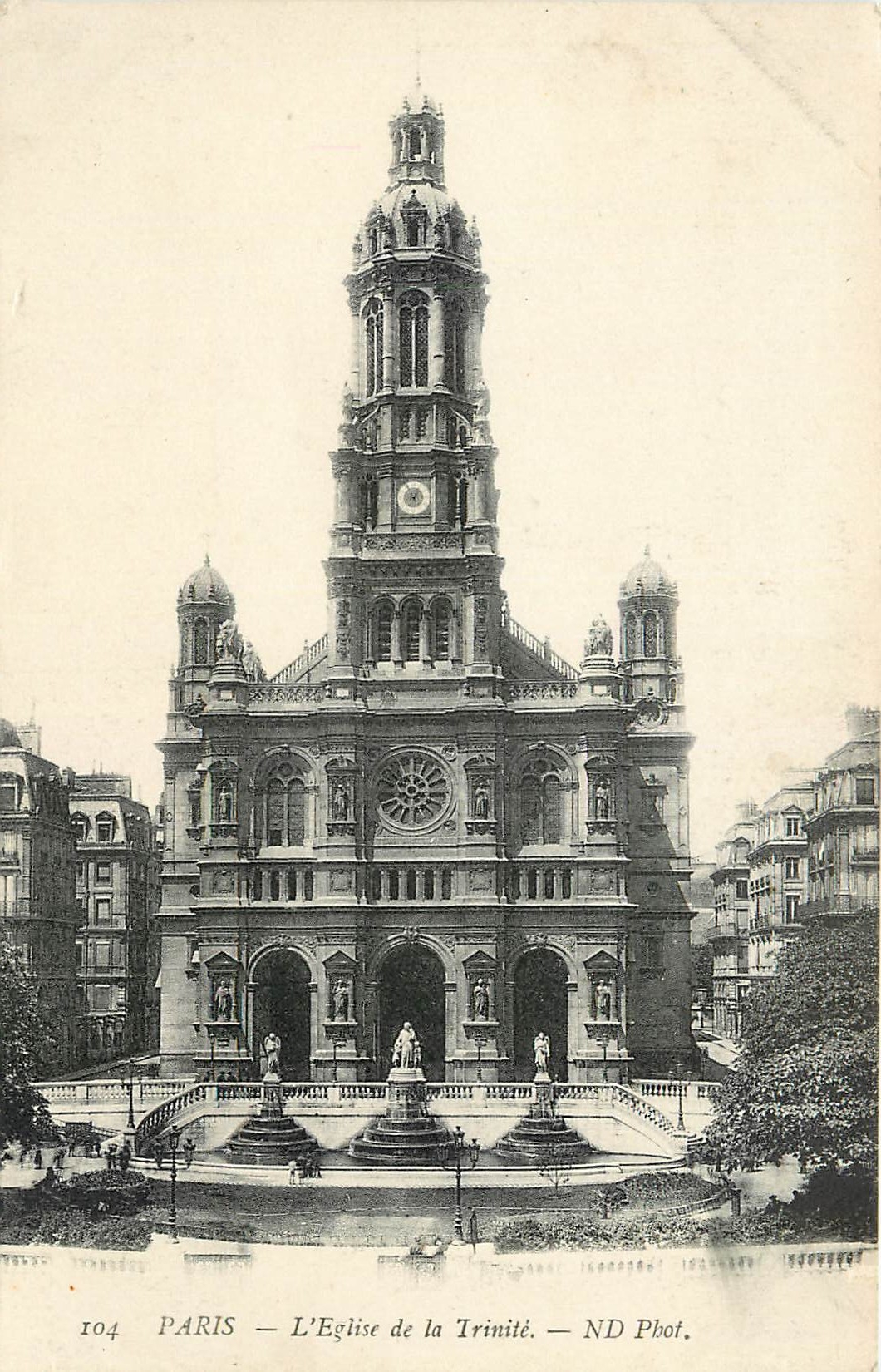 CPA Paris L'Eglise de la Trinite 