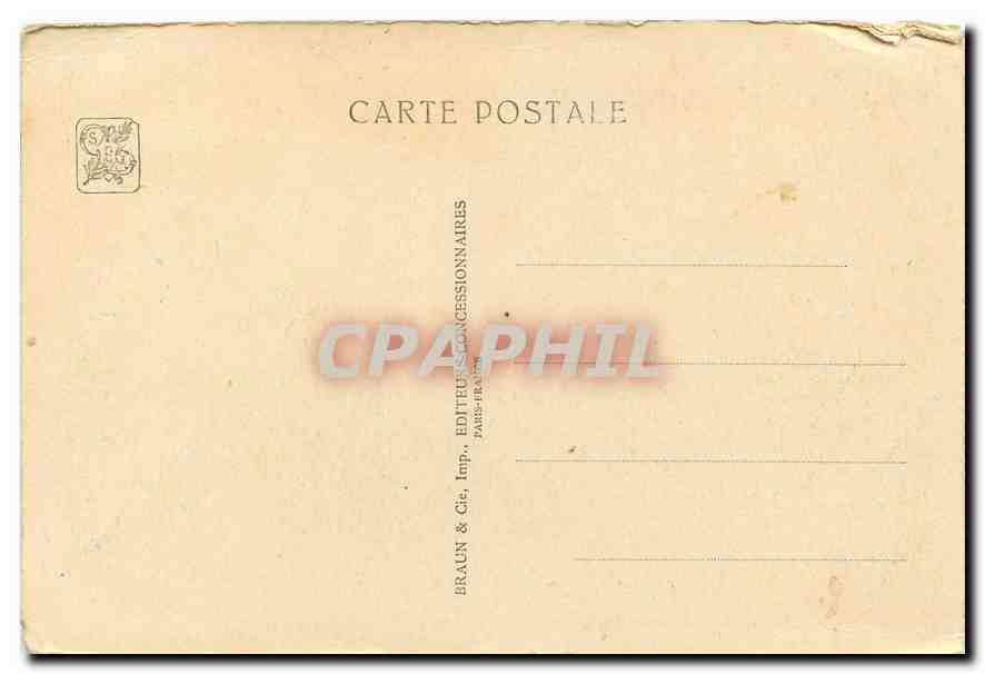 CPA Exposition coloniale internationale Paris Le Jardin du Congo Belge Pavillon des Transports  — Rückseite