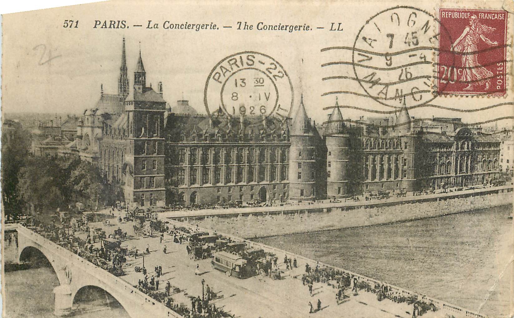 CPA Paris La Conciergerie 