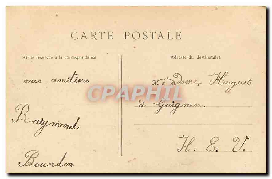 CPA Paris Pont Royal et Pavillon de Flore  — Rückseite
