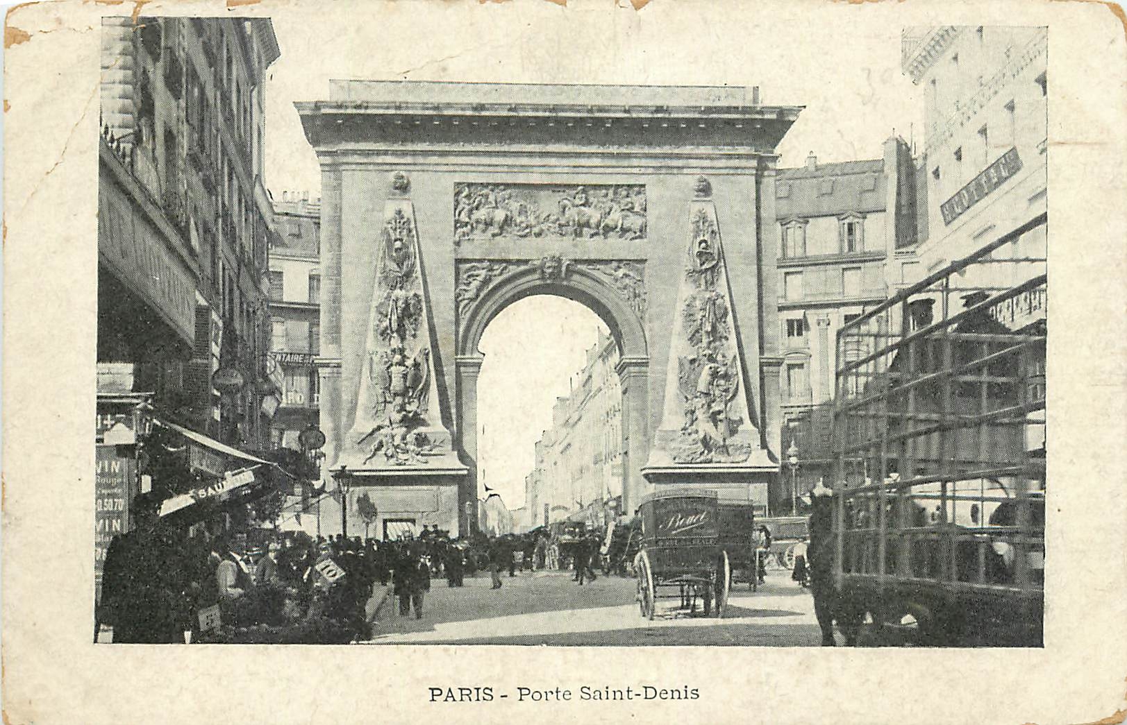 CPA Paris Porte Saint Denis 