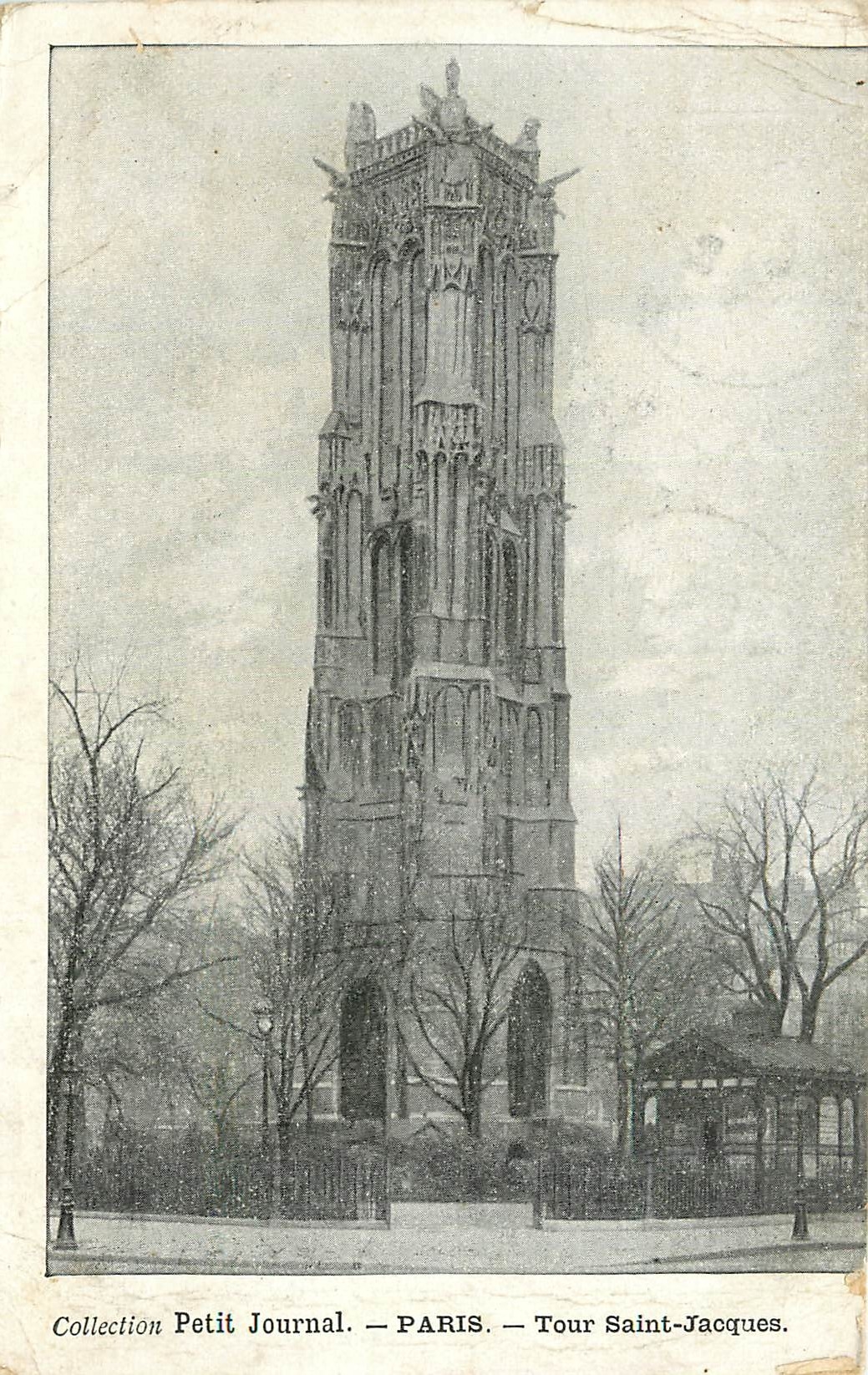 CPA Collection Petit Journal Paris Tour Saint Jacques 