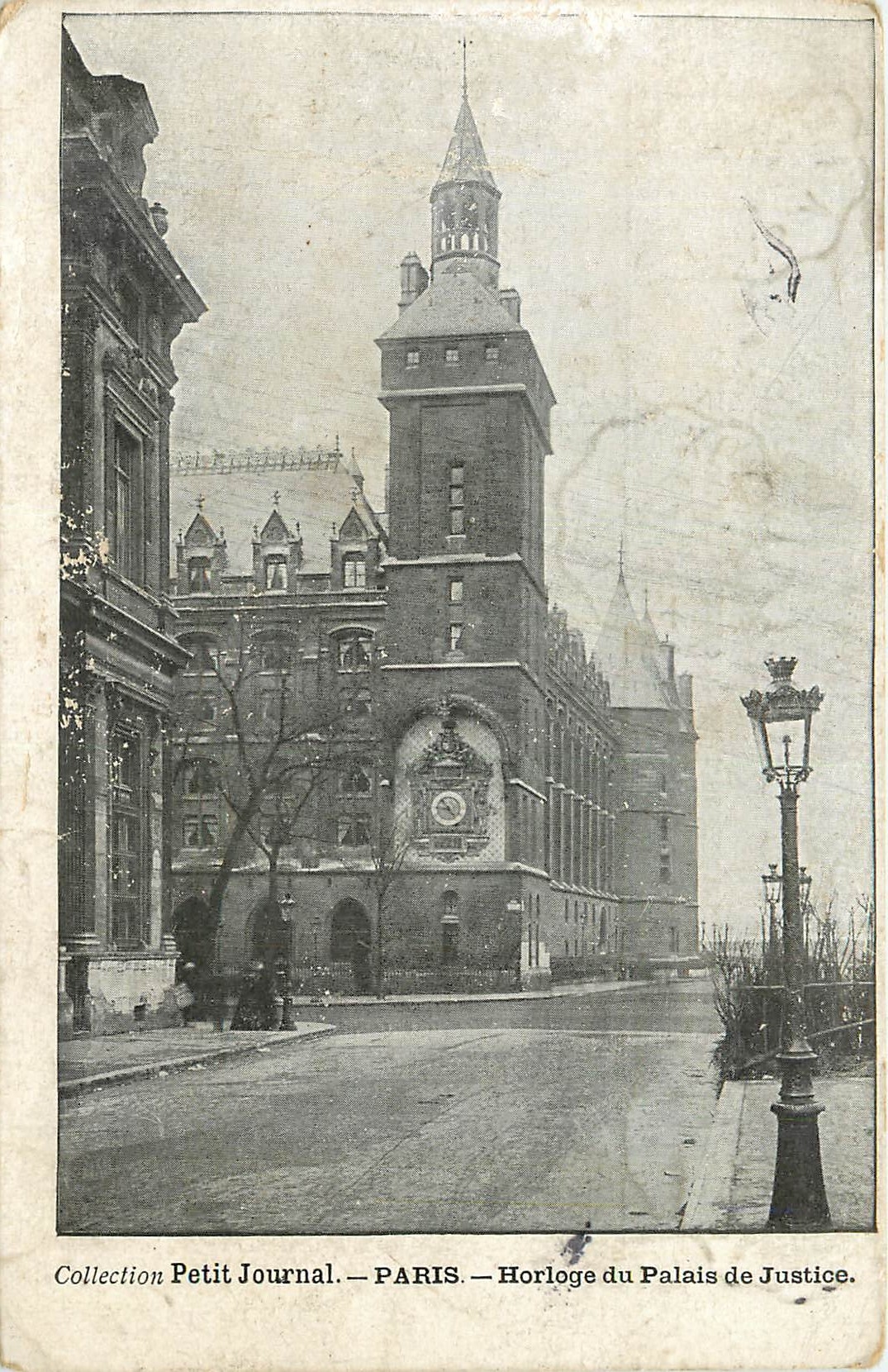 CPA Collection Petit Journal Paris Horloge du Palais de Justice 