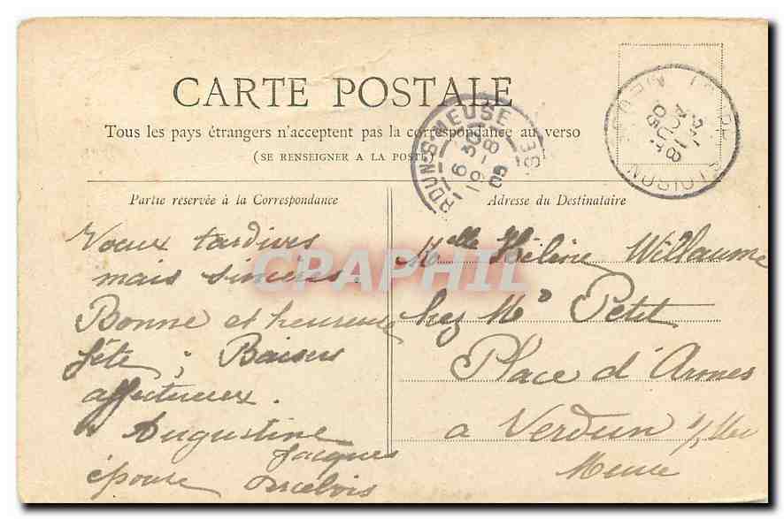 CPA Collection Petit Journal Paris Eglise Saint Augustin  — Verso