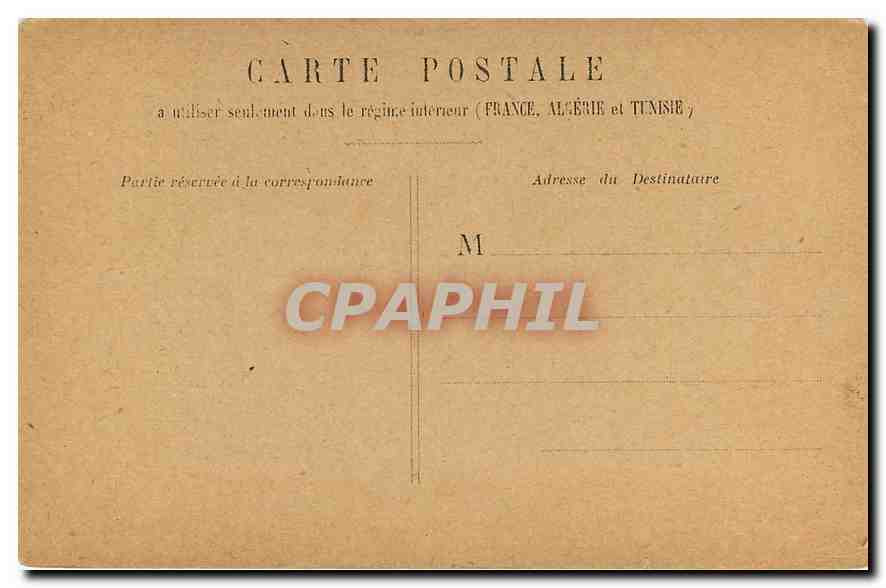 CPA Paris Place de la Bastille  — Verso