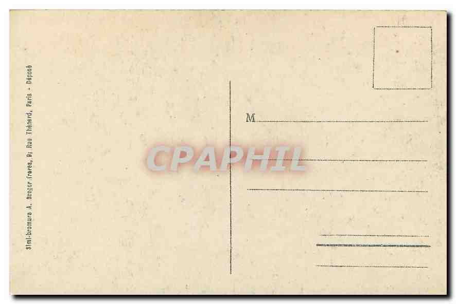 CPA Chapelle du Martyre de Saint Denys  — Verso