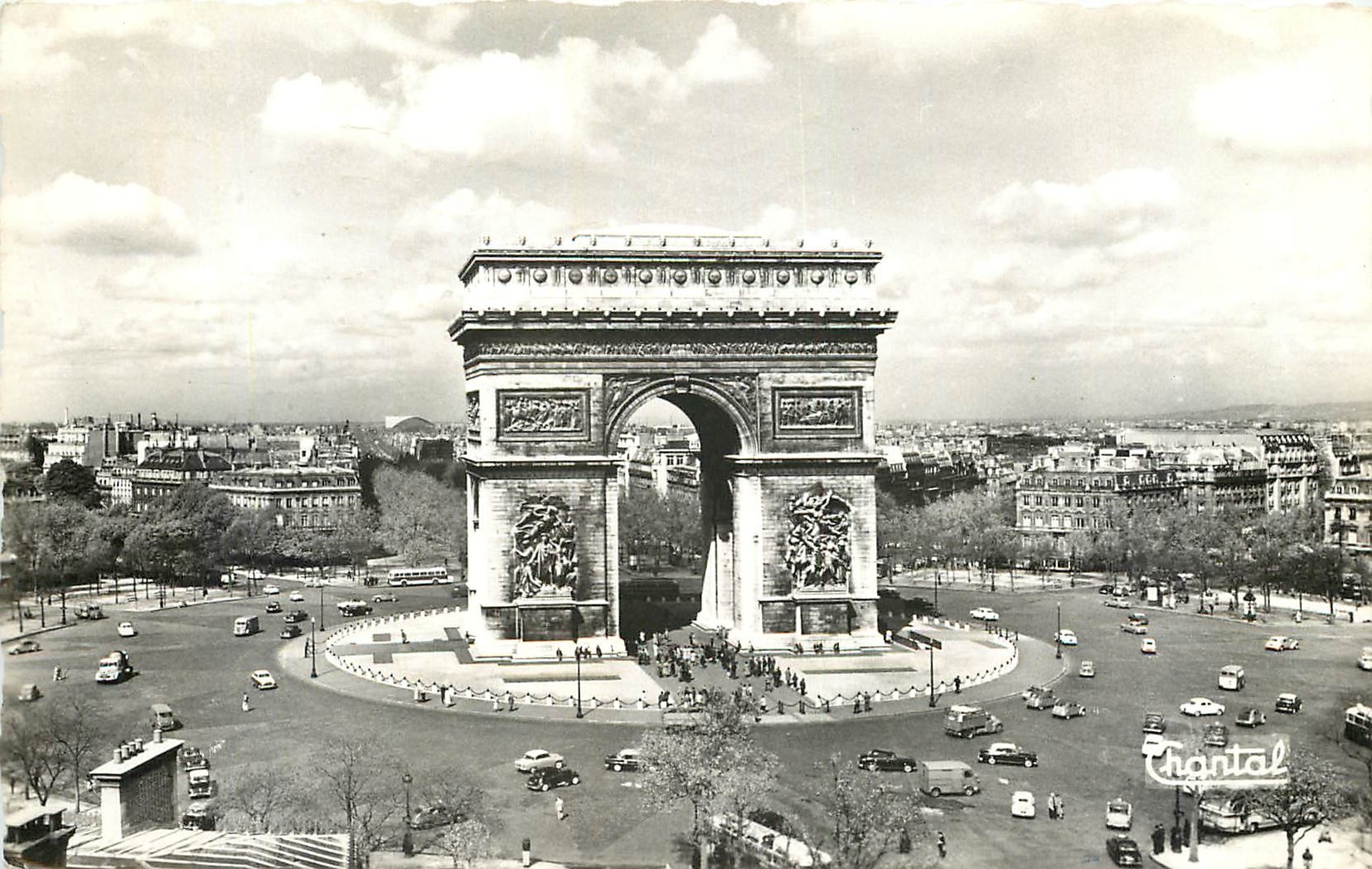 CPA Paris Place de l'Etoile l'Arc de Triomphe 