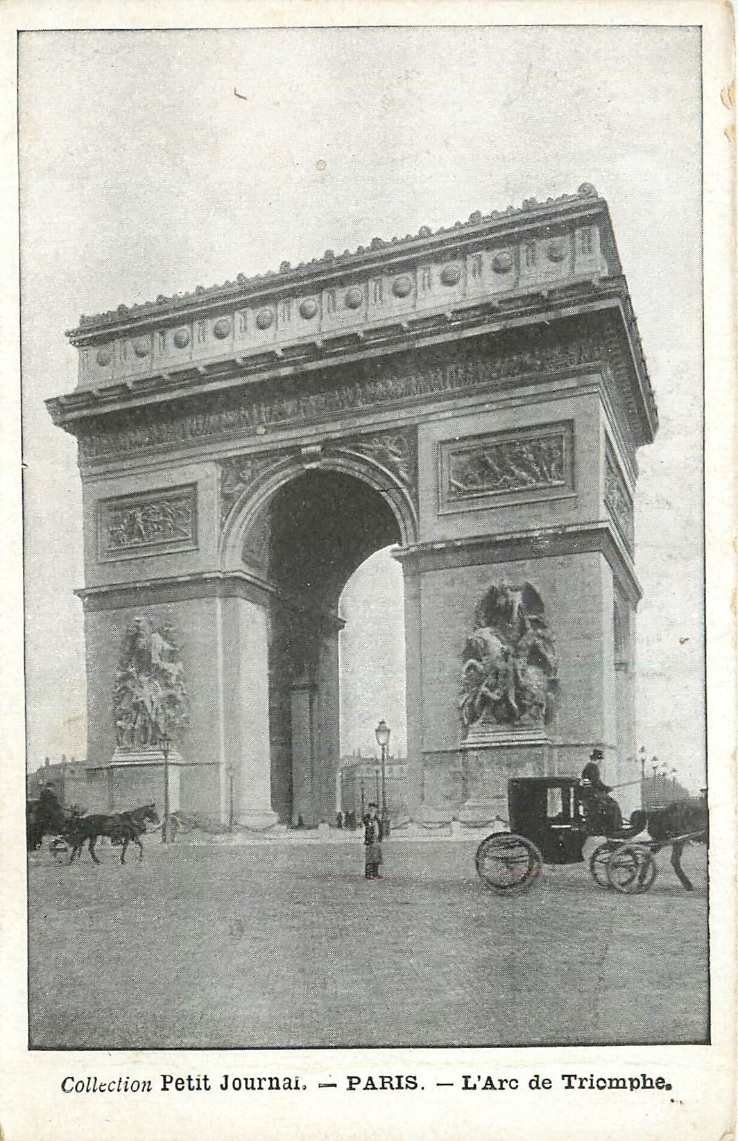 CPA Collection Petit Journal Paris l'Arc de Triomphe 