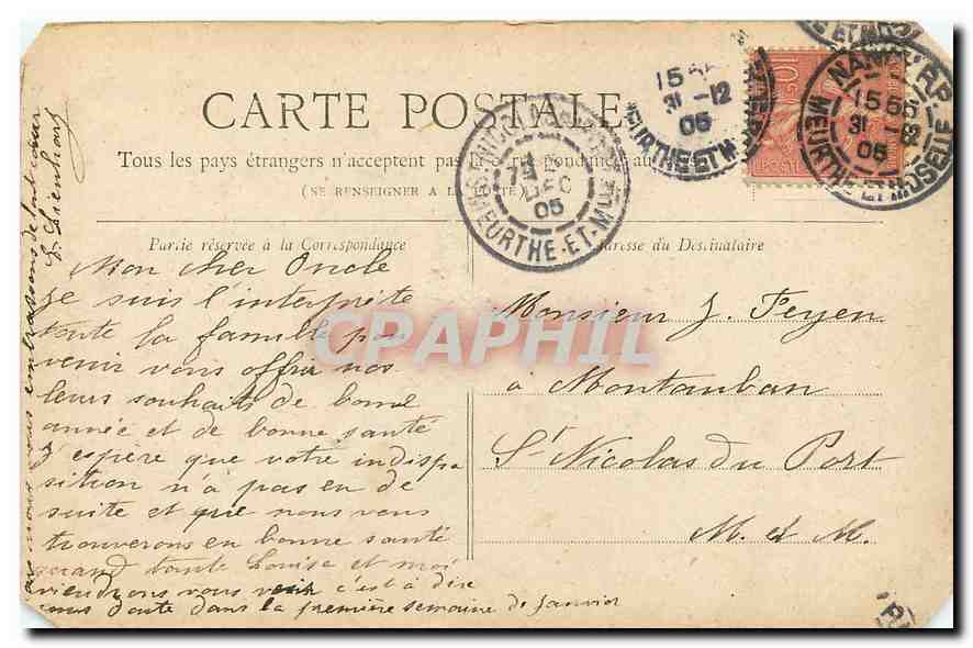 CPA Collection Petit Journal Paris le Val de Grace  — Rückseite