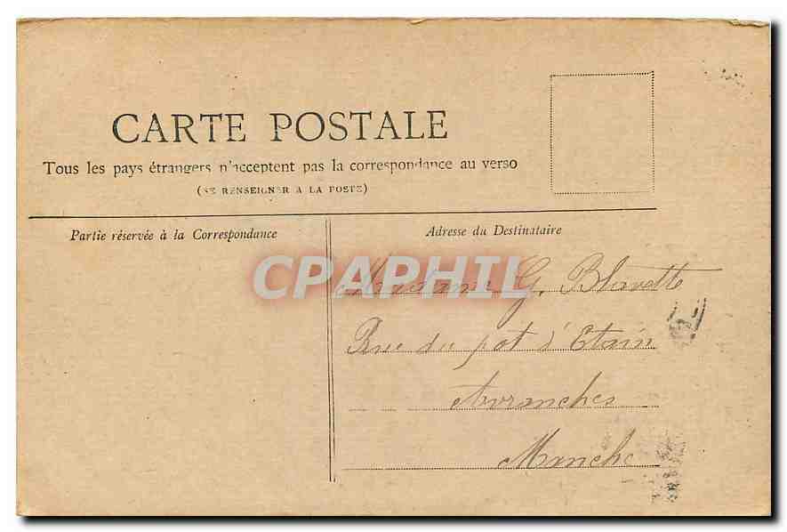 CPA Paris Saint Germain l'Auxerrois  — Rückseite