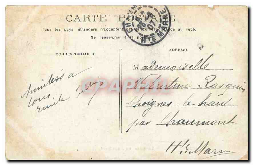 CPA Paris la Seine au Pont Neuf  — Rückseite
