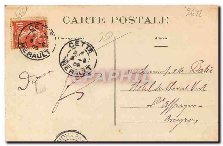 CPA Paris Jardin du Palais Royal  — Rückseite