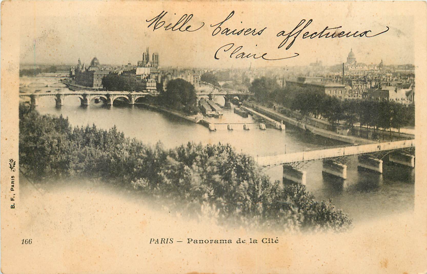 CPA Paris Panorama de la Cite 