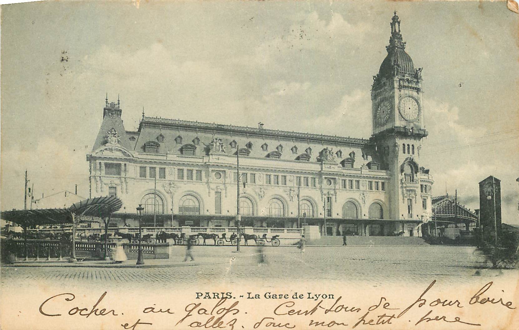 CPA Paris la Gare de Lyon 