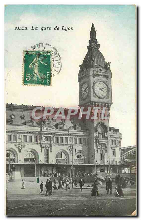 CPA Paris la Gare 