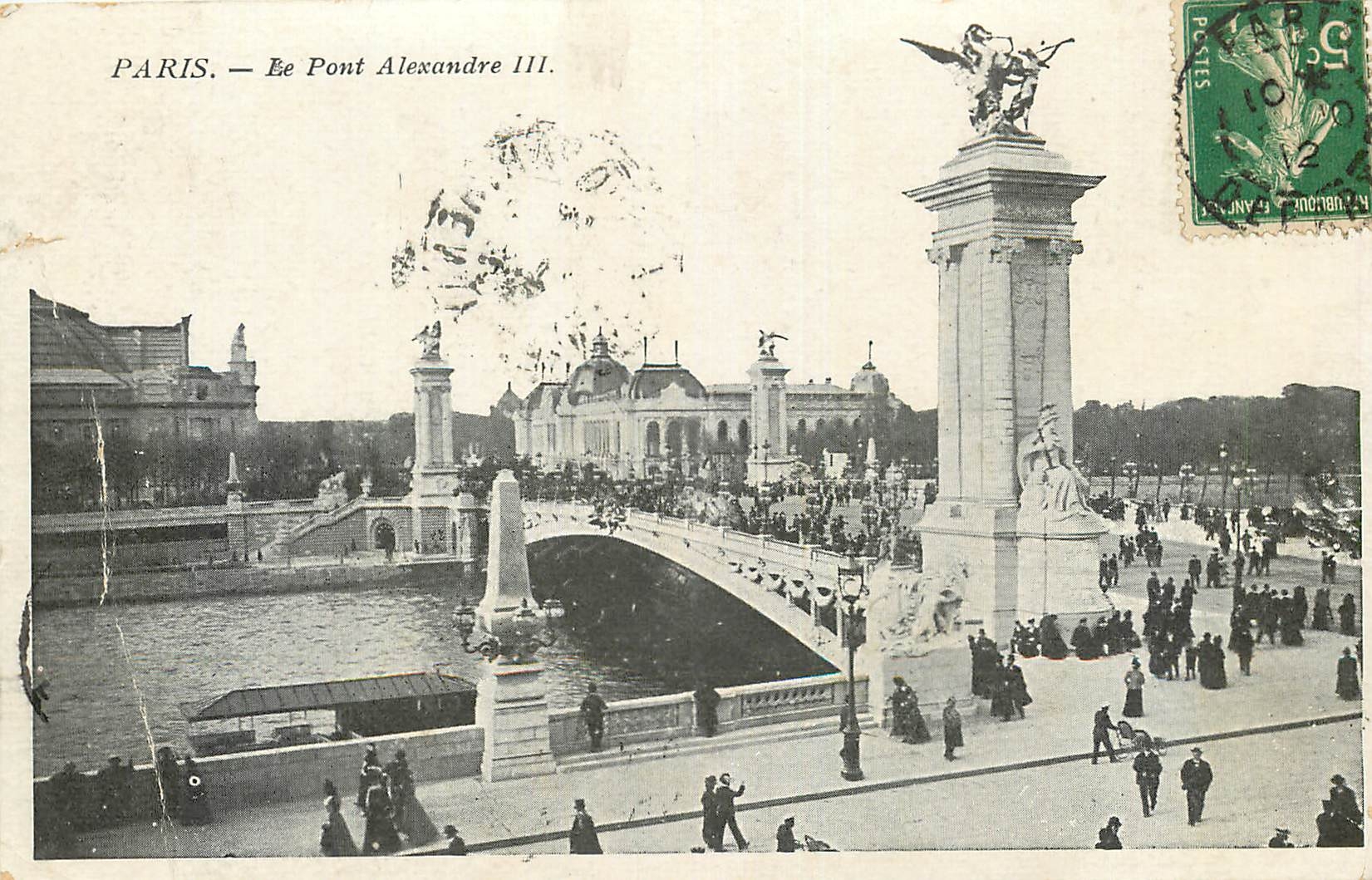 CPA Paris le Pont Alexandre III 