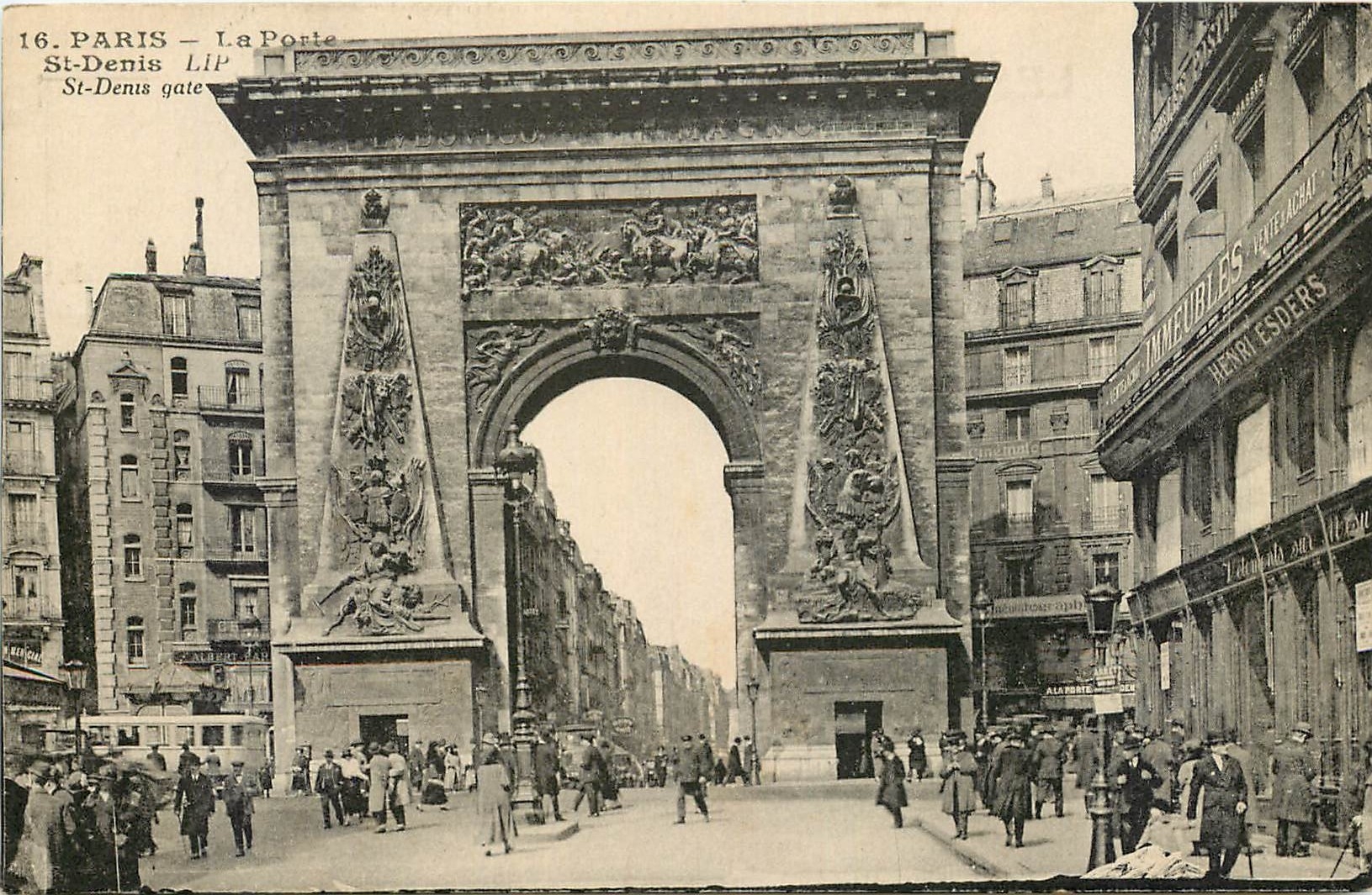 CPA Paris la Porte St Denis 