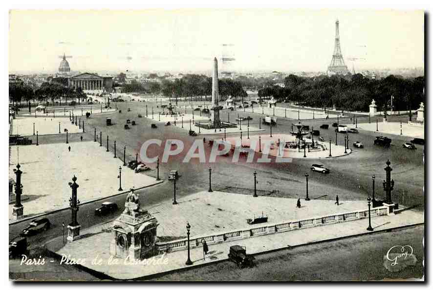 CPA Paris Place de la Concorde 