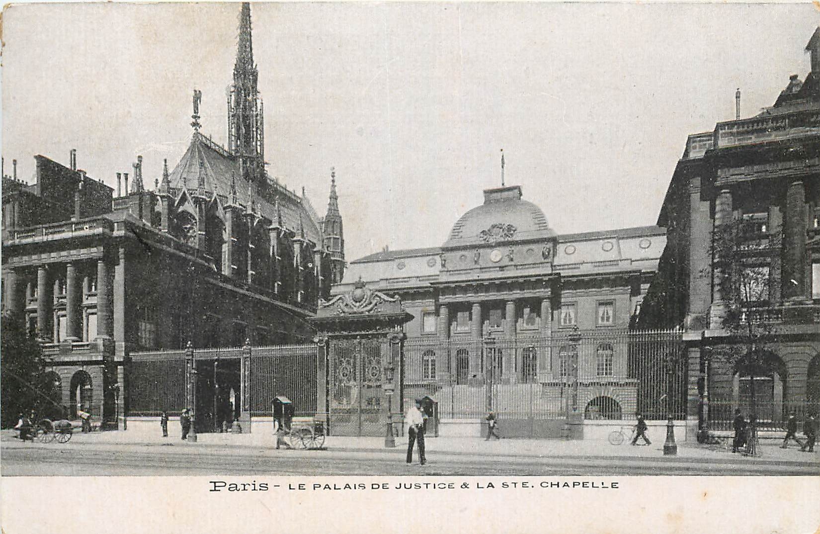 CPA Paris le Palais de Justice et la Ste Chapelle 