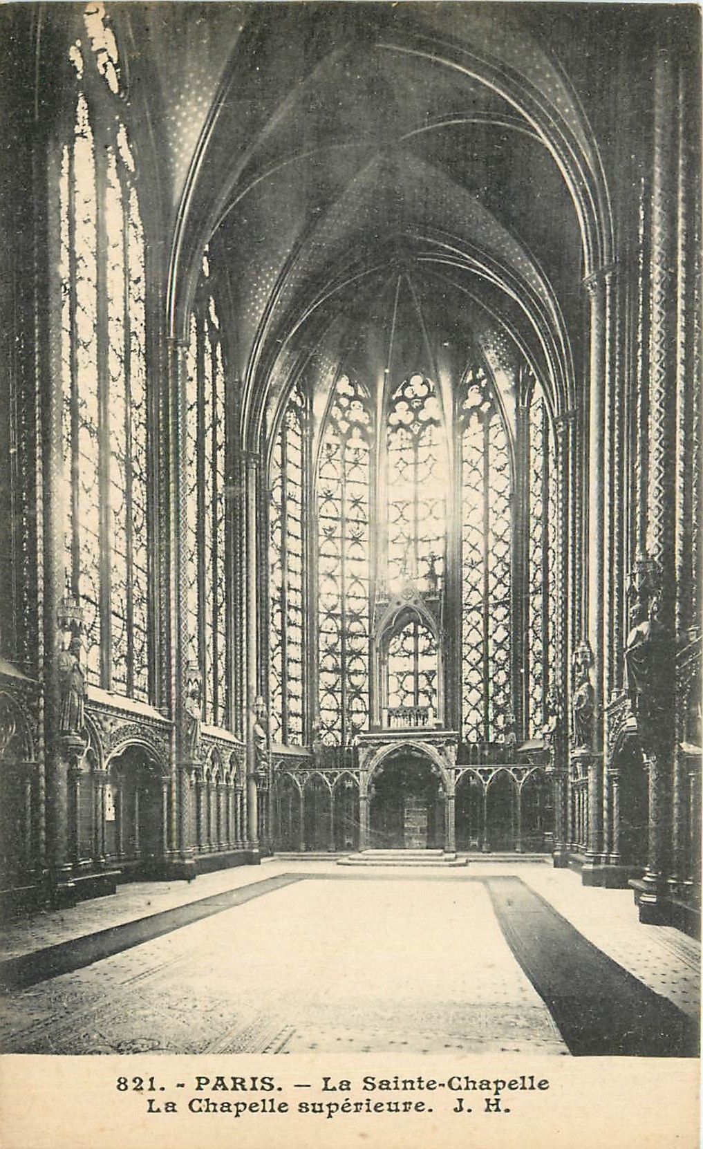 CPA Paris la Sainte Chapelle la Chapelle superieure 
