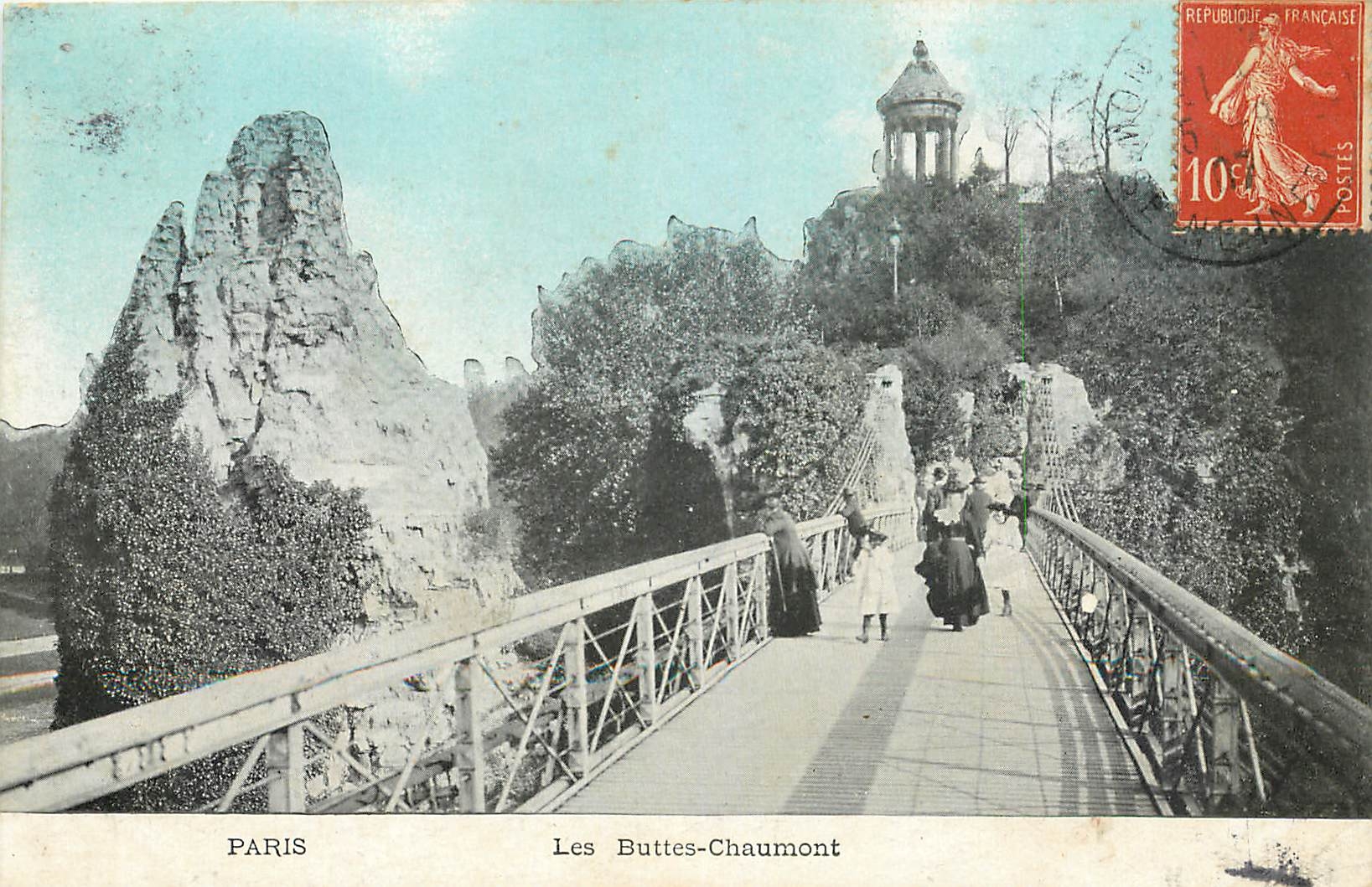 CPA Paris les Buttes Chaumont 