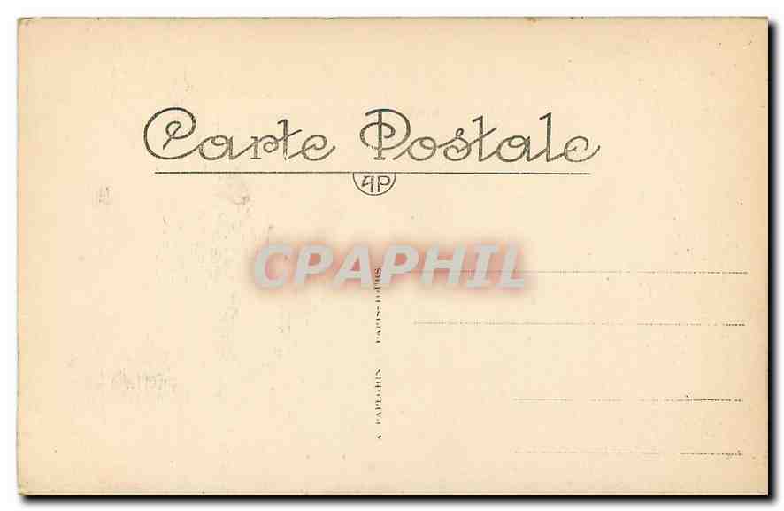 CPA Paris Notre Dame l'Abside et le Pont  — Verso