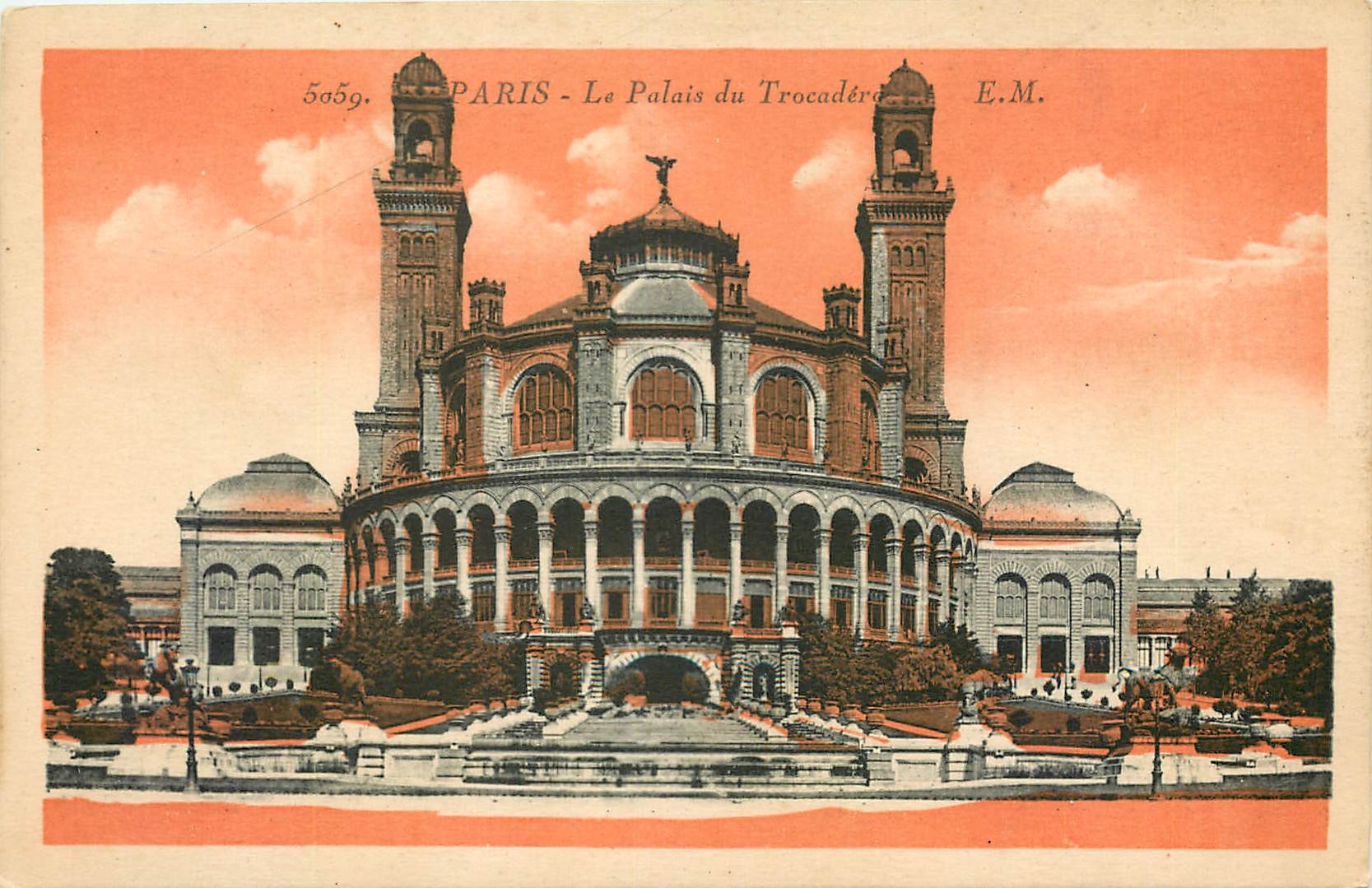 CPA Paris le Palais du Trocadero 