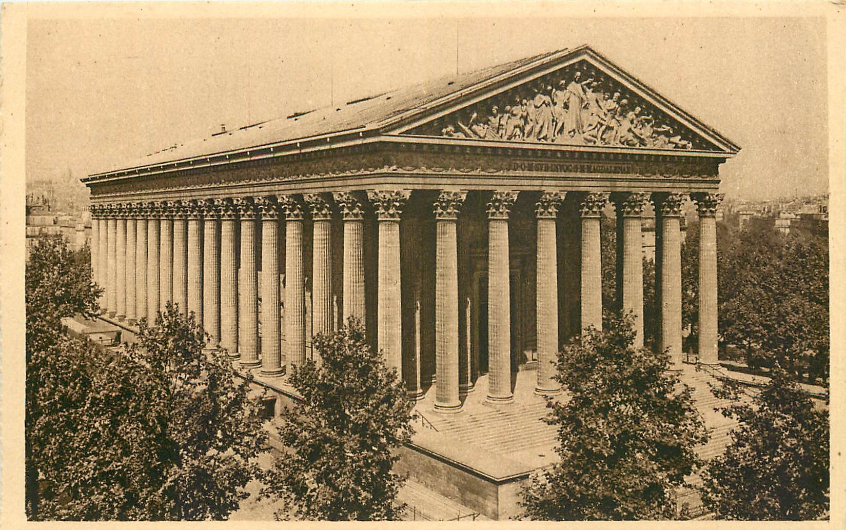 CPA Paris l'eglise de la Madeleine 