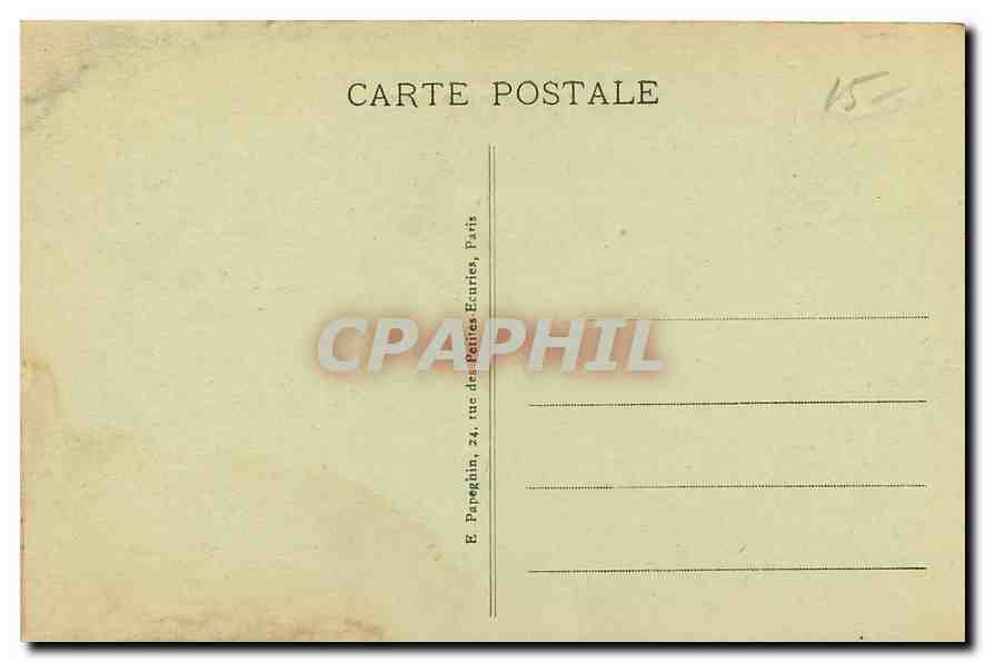 CPA Paris l'Avenue de l'Opera prise de l'Hotel du Louvre  — Rückseite
