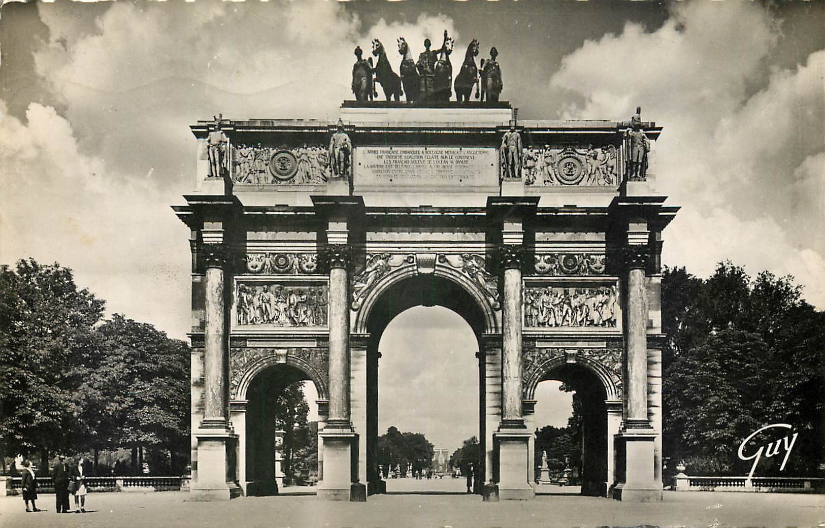 CPA Paris et ses Merveilles Arc de Triomphe du Carrousel 1806 