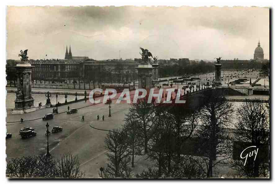 CPA Paris et ses Merveilles le Pont Alexandre III et l'esplanade des Invalides 