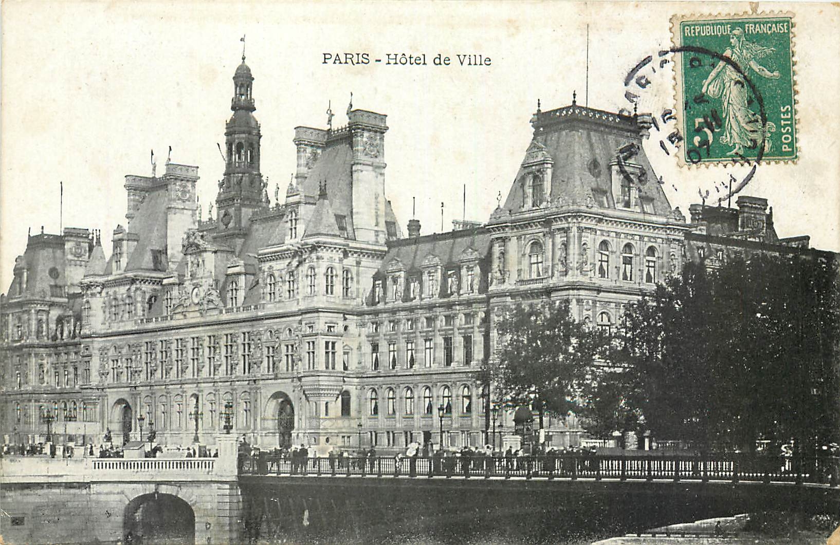 CPA Paris Hotel de Ville 