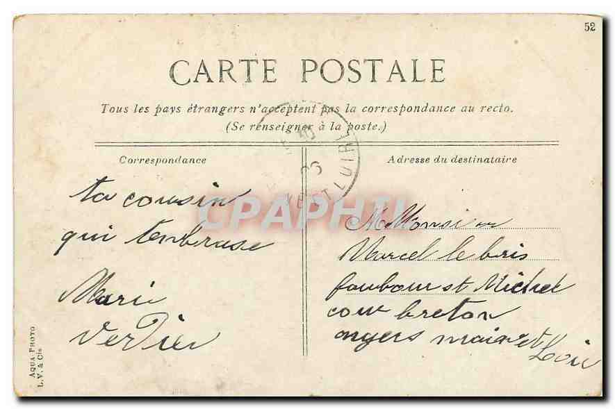 CPA Paris Gare du Quai d'Orsay  — Rückseite