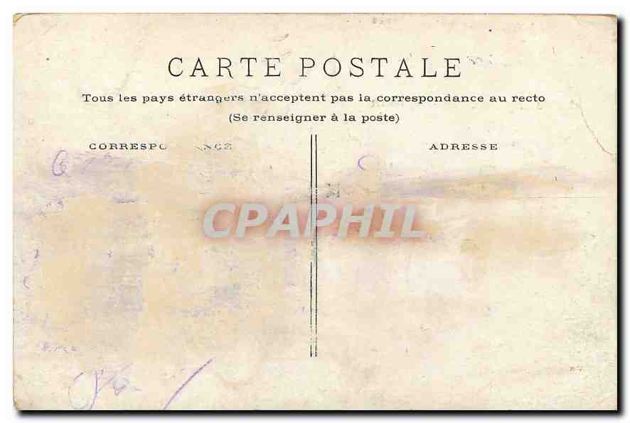 CPA Paris Eglise Saint Augustin  — Verso
