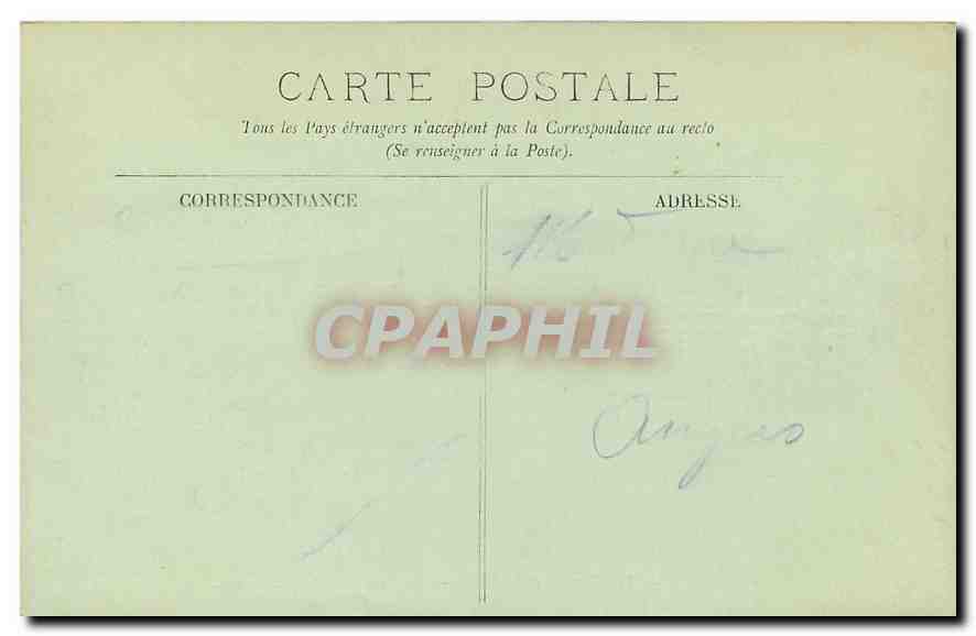 CPA Paris la Chambre des Deputes Salle des Pas Perdus  — Rückseite