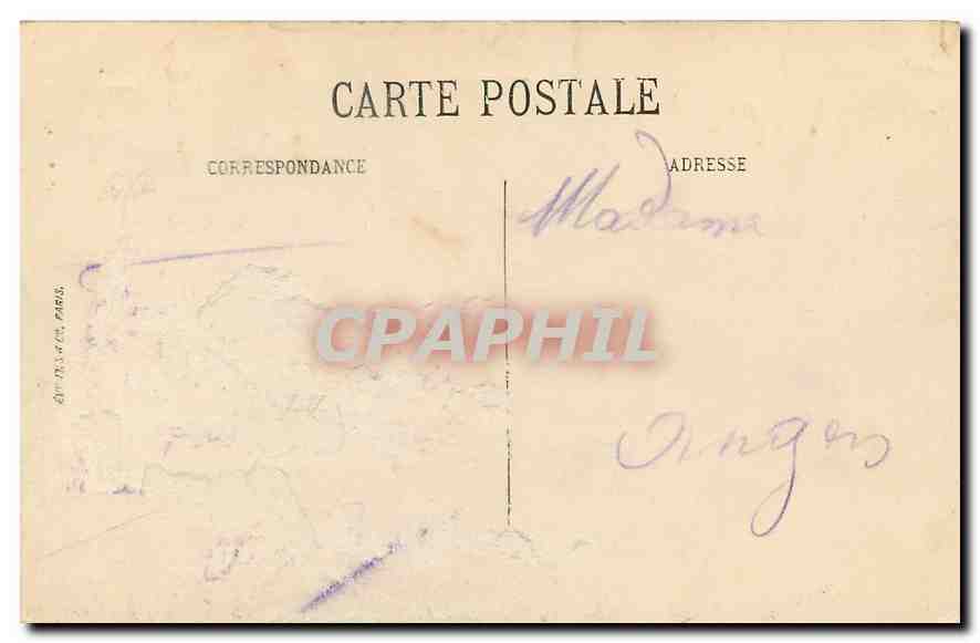 CPA Paris Ier la Colonne Vendome Automobile — Verso