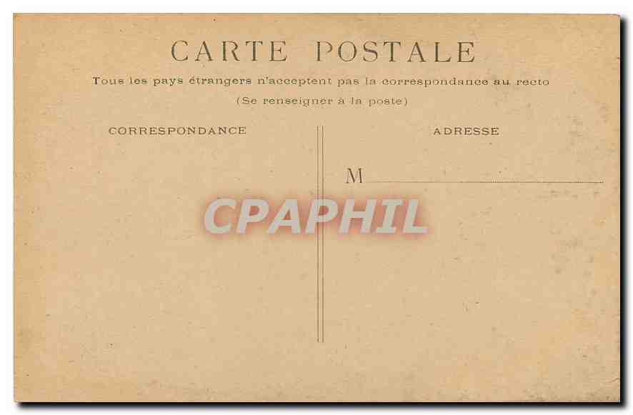 CPA Paris Invalides  — Rückseite