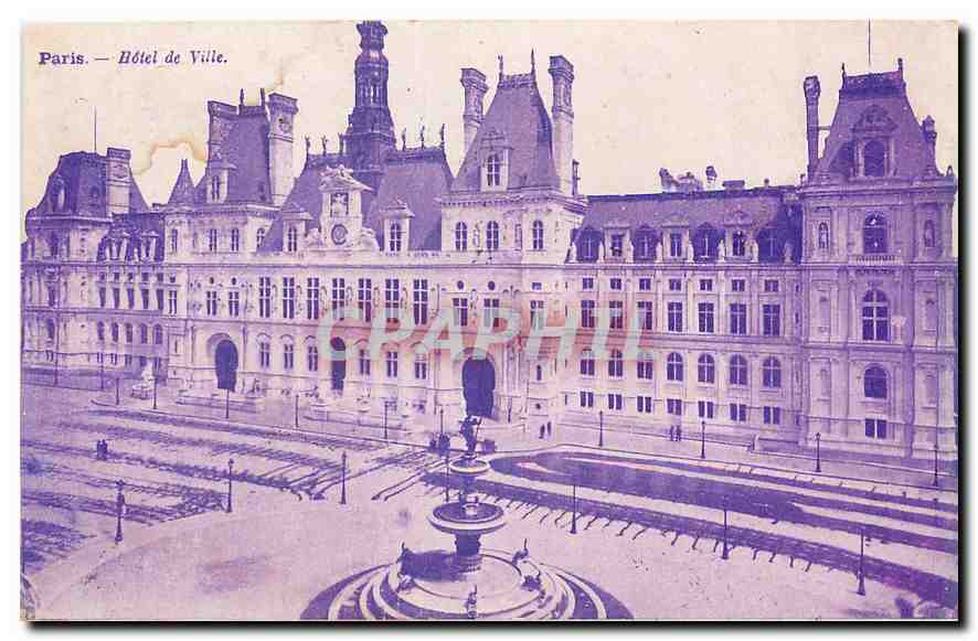 CPA Paris Hotel de Ville 