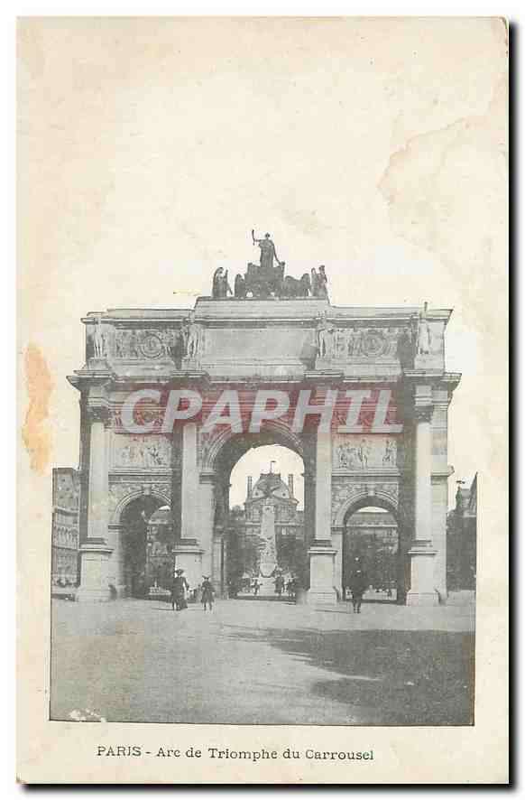 CPA Paris Arc de Triomphe du Carrousel 