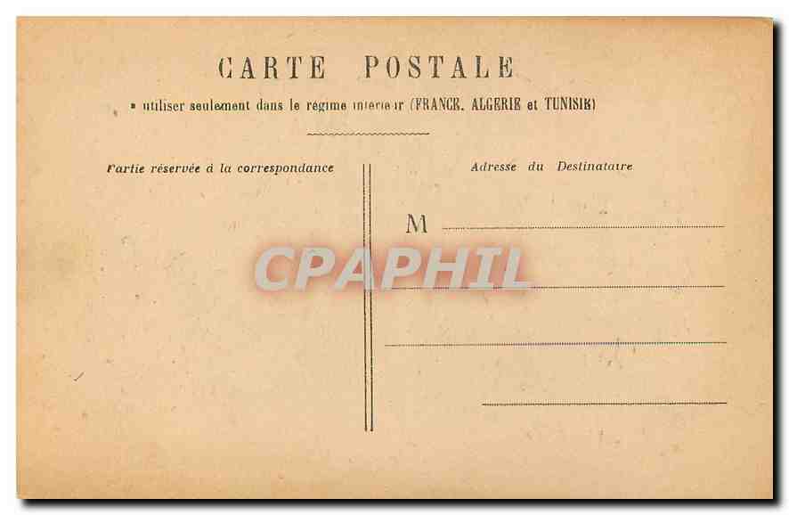 CPA Paris Arc de Triomphe du Carrousel  — Rückseite