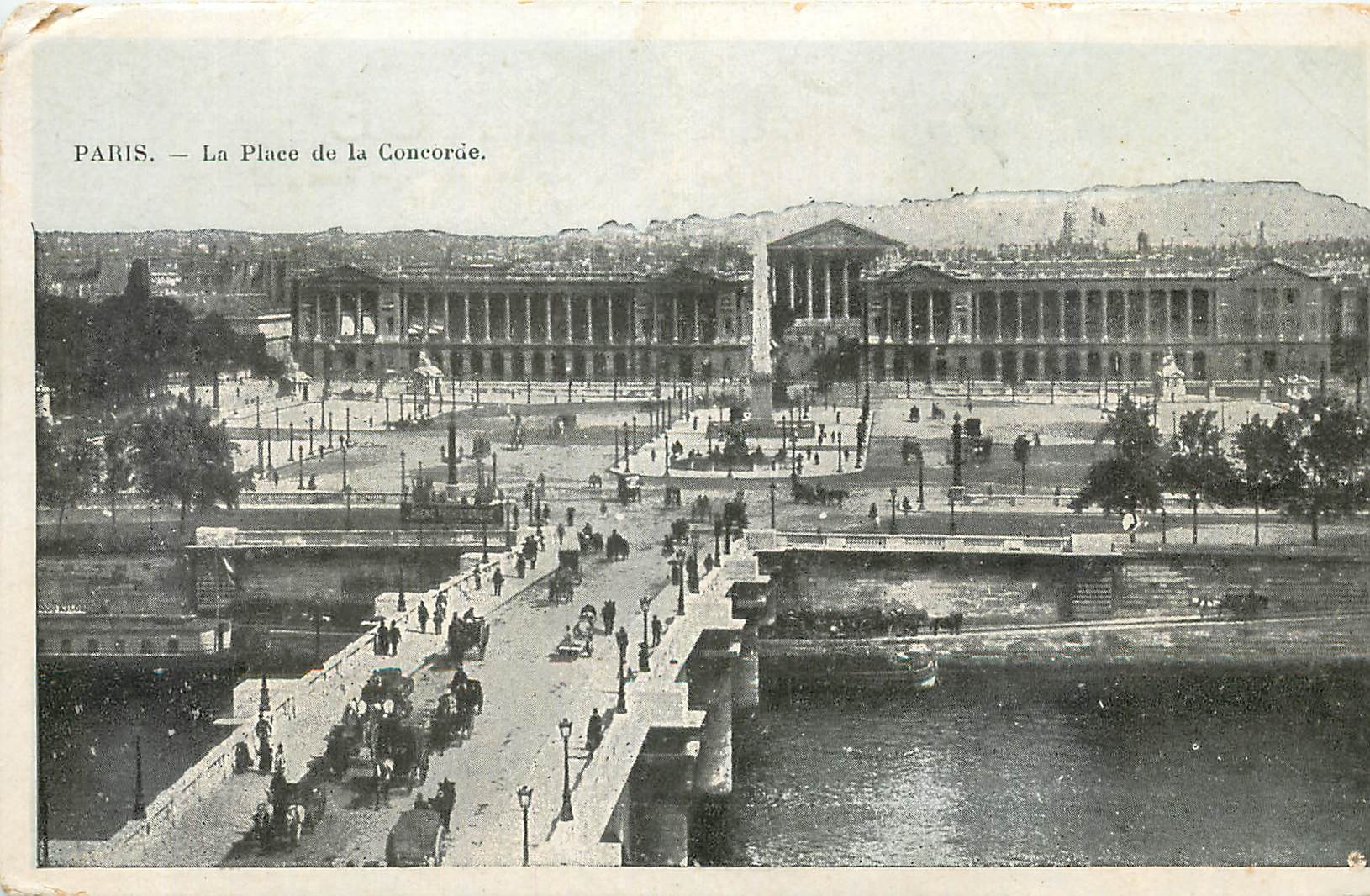 CPA Paris La Place de la Concorde 