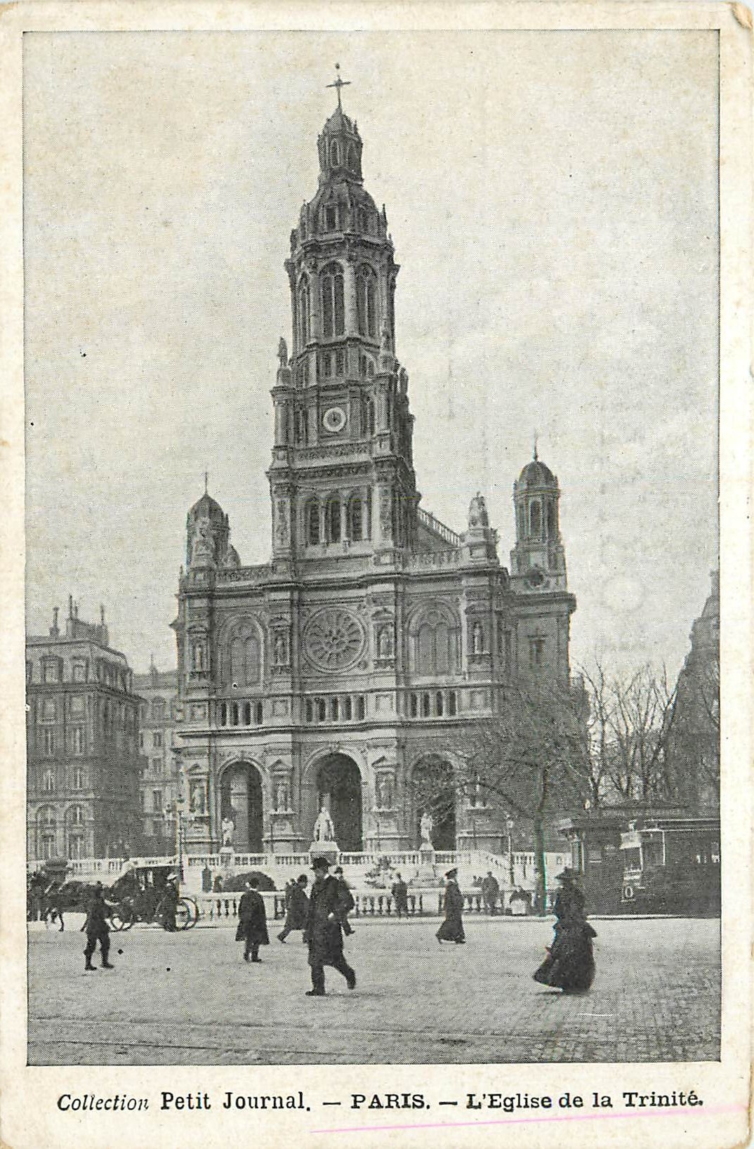 CPA Collection Petit Journal Paris l'eglise de la Trinite 