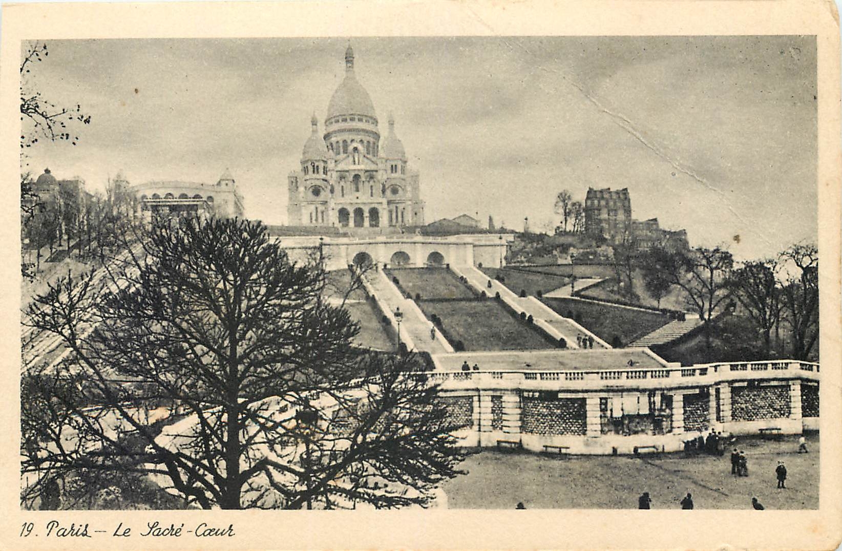 CPA Paris le Sacre Coeur 