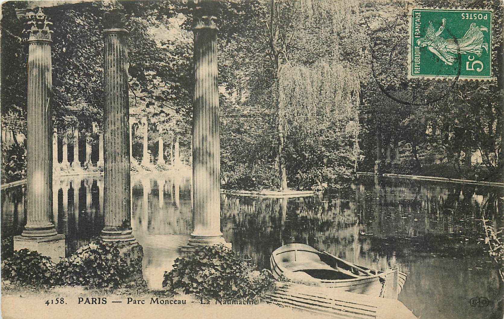 CPA Paris Parc Monceau La Naumachie
