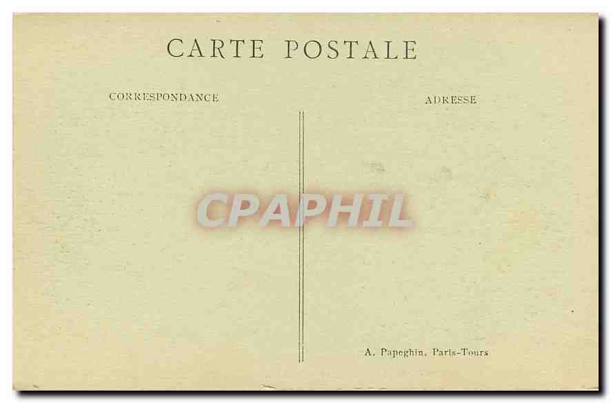 CPA Paris le Pantheon et la Rue Soufflot  — Rückseite