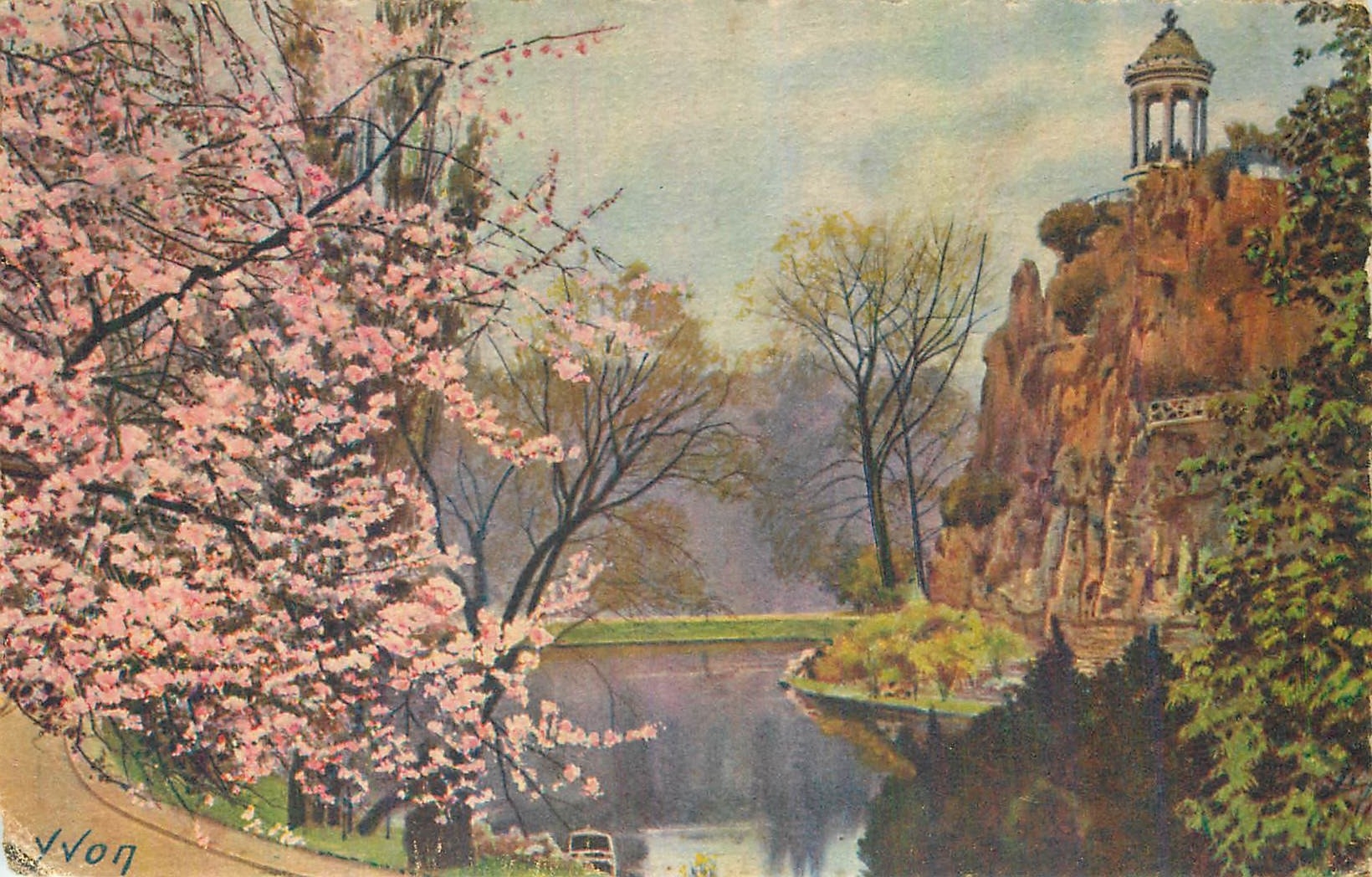 CPA Paris en Flanant le Parc des Buttes Chaumont 