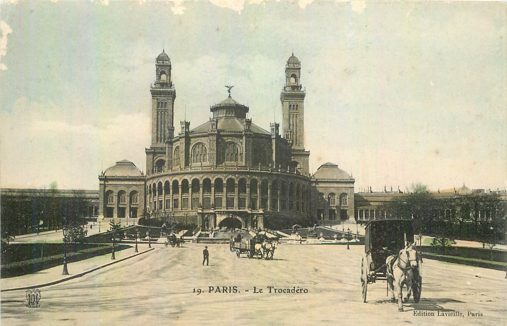 CPA Paris le Trocadero 