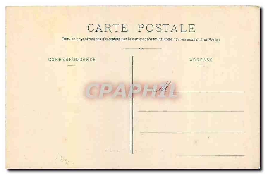 CPA Paris le Trocadero  — Rückseite